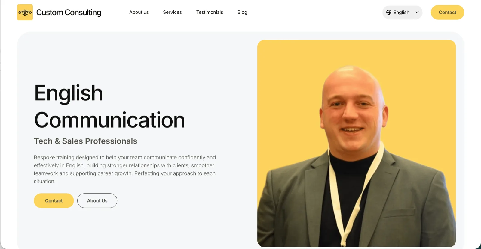 Professional English, professionally presented
