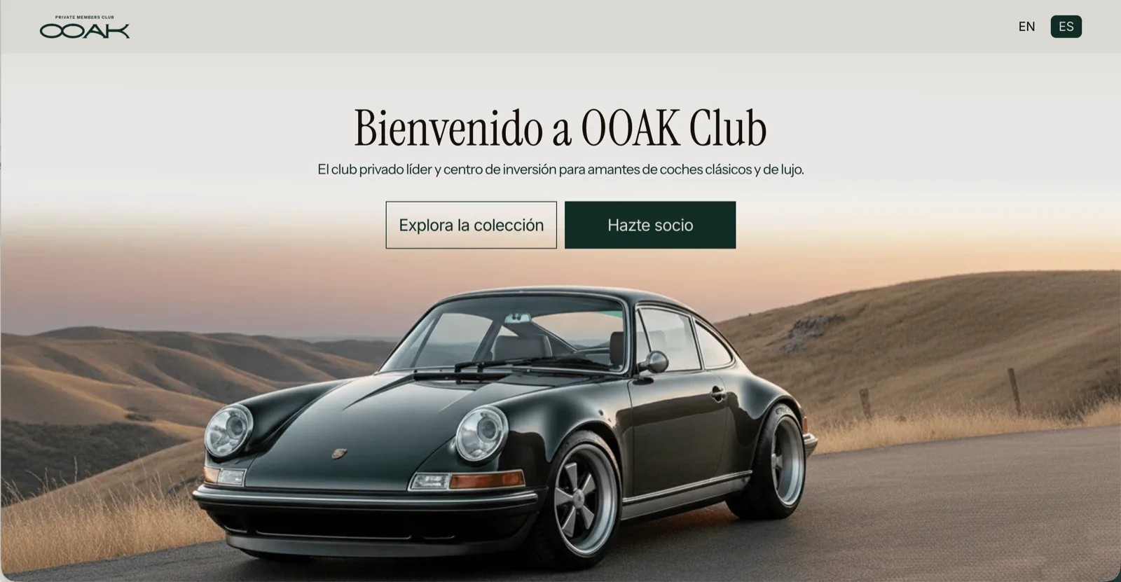 A private club's door online